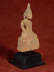 Oud houten Boeddhabeeld in Bhumisparsha mudra