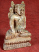 Albasten Boeddha met troondecoratie – Birma