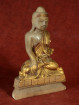 Albasten Boeddha verguld gewaad Birma – 31 cm hoog