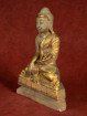 Albasten Boeddha verguld gewaad Birma – 31 cm hoog