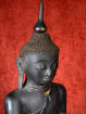 Groot unieke Shan Boeddha vezel-gemengd lakwerk