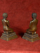 Set van monniken - adoranten brons