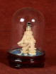 Miniatuur Quan Yin in stolp, handgemaakt uit artisan deeg