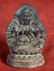 Antiek bronzen Avalokiteshvara beeld met duizend armen