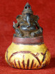 Apart Ganesha beeldje brons Cambodja