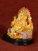 Gouden Ganesha Beeldje Luxe Zitpose in Polyresin