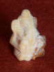 Ganesha miniatuur handgesneden versteend hout Thailand