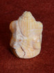 Ganesha miniatuur handgesneden versteend hout Thailand