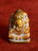 Ganesha miniatuur handgesneden versteend hout Thailand
