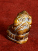Ganesha miniatuur handgesneden versteend hout Thailand