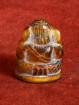 Ganesha miniatuur handgesneden versteend hout Thailand