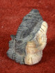Ganesha miniatuur handgesneden versteend hout Thailand