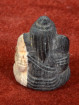 Ganesha miniatuur handgesneden versteend hout Thailand