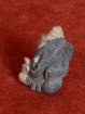 Ganesha miniatuur handgesneden versteend hout Thailand