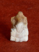 Ganesha miniatuur handgesneden versteend hout Thailand