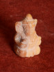 Ganesha miniatuur handgesneden versteend hout Thailand