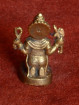 Miniatuur Ganesha Messing Goudkleurig