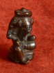 Miniatuur Ganesha Brons Donkerpatina