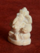 Ganesha miniatuur handgesneden versteend hout Thailand