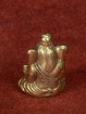 Miniatuur Ganesha – zittende vorm in brons