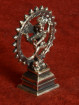 Dansende Shiva Nataraja in Vlammenkring – Verzilverd brons