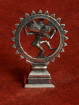 Dansende Shiva Nataraja in Vlammenkring – Verzilverd brons