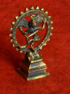 Dansende Shiva Nataraja in Vlammenkring – Bronskleurig Miniatuurbeeld