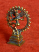 Dansende Shiva Nataraja in Vlammenkring – Bronskleurig Miniatuurbeeld