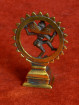 Dansende Shiva Nataraja in Vlammenkring – Bronskleurig Miniatuurbeeld