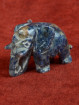 Handgesneden lapis-lazuli olifant – symbool van geluk en kracht