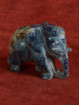 Handgesneden lapis-lazuli olifant – symbool van geluk en kracht