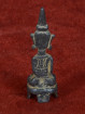 Laotiaans altaaramulet van brons – zittende Boeddha