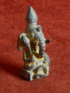 Bronzen Ganesha Thailand met yant en gebroken slagtand