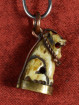 Authentieke Thaise Tijgertand Amulet in bronzen houder