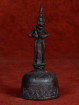 Bronzen tempelbel met Hanuman