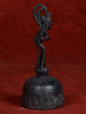 Bronzen tempelbel met Hanuman