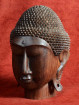 Hoofd van Boeddha Djati-teak