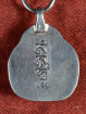 Tibetaanse hanger 925 zilver Milarepa figuur en mantra