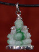 Exclusieve Jade Ganesha Hanger in zilver