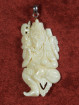 Ganesha hanger handgesneden uit been (Indonesië)