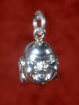 Happy Boeddha hanger 925 sterling zilver klein