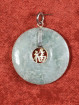 Jade hanger met Fu-teken.(福)