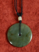 Jade hanger groot "Eternity Bi-Disc"