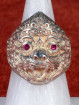 Verzilverde Hanuman-ring door Luang Pho Lae