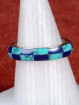 Ring met ingelegde lapiz lazuli, turkoois 925