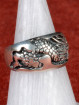 Ring met gegraveerde draak 925