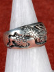 Ring met gegraveerde draak 925