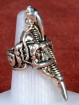 Biker Ring Dinosaur Hornbill claws and jaws