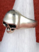 Biker Skull ring met doodshoofd