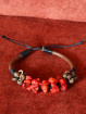 Armband met ruwe koraal chips